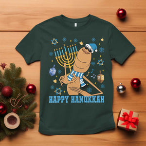 Funny Marcus The Worm Hanukkah Meme T Shirt TS14 Dark Forest Green Print Your Wear