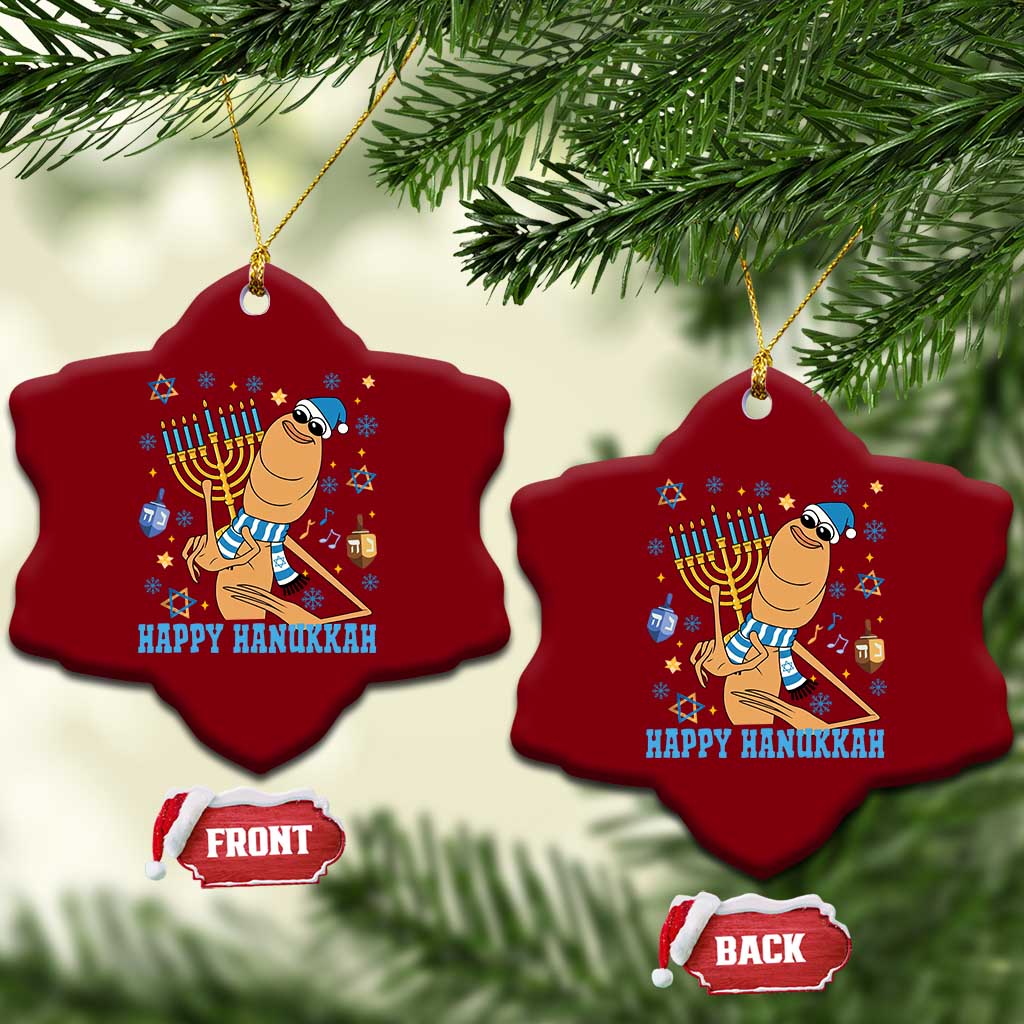 Funny Marcus The Worm Hanukkah Meme Ceramic Ornament TS14 Print Your Wear