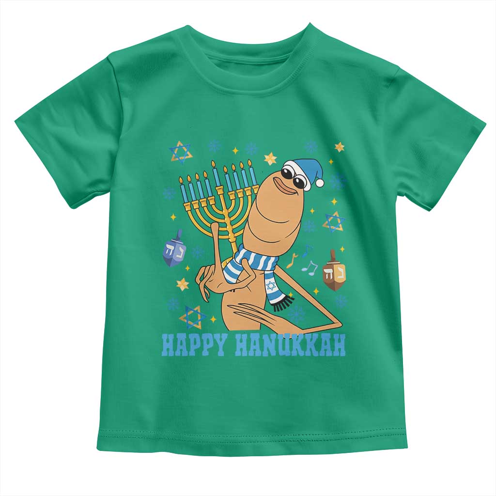 Funny Marcus The Worm Hanukkah Meme Toddler T Shirt TS14 Irish Green Print Your Wear