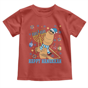 Funny Marcus The Worm Hanukkah Meme Toddler T Shirt TS14 Red Print Your Wear
