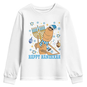 Funny Marcus The Worm Hanukkah Meme Youth Sweatshirt TS14 White Print Your Wear