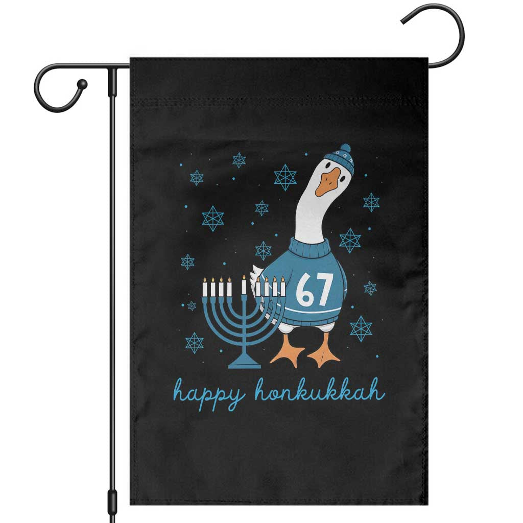 67 Six Seven Silly Goose Hanukkah Meme Garden Flag Happy Honkukkah TS14 Black Print Your Wear