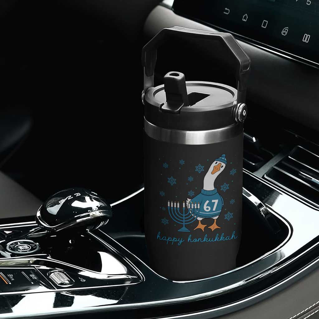 67 Six Seven Silly Goose Hanukkah Meme Flip Straw Tumbler Happy Honkukkah TS14 Print Your Wear