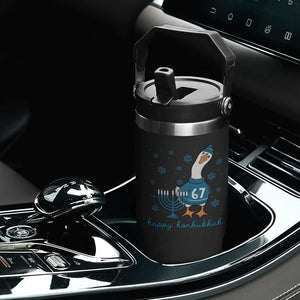 67 Six Seven Silly Goose Hanukkah Meme Flip Straw Tumbler Happy Honkukkah TS14 Print Your Wear