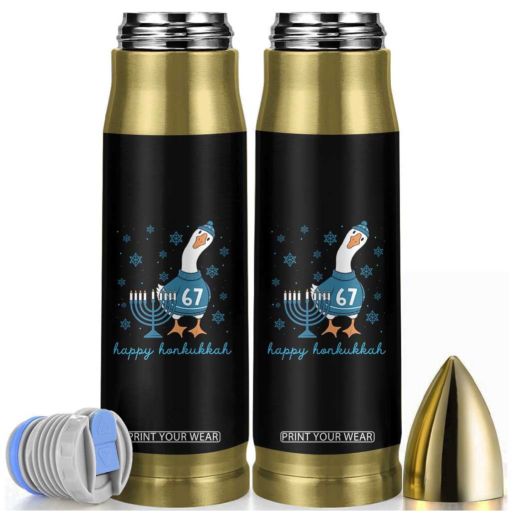 67 Six Seven Silly Goose Hanukkah Meme Bullet Tumbler Happy Honkukkah TS14 Black Print Your Wear