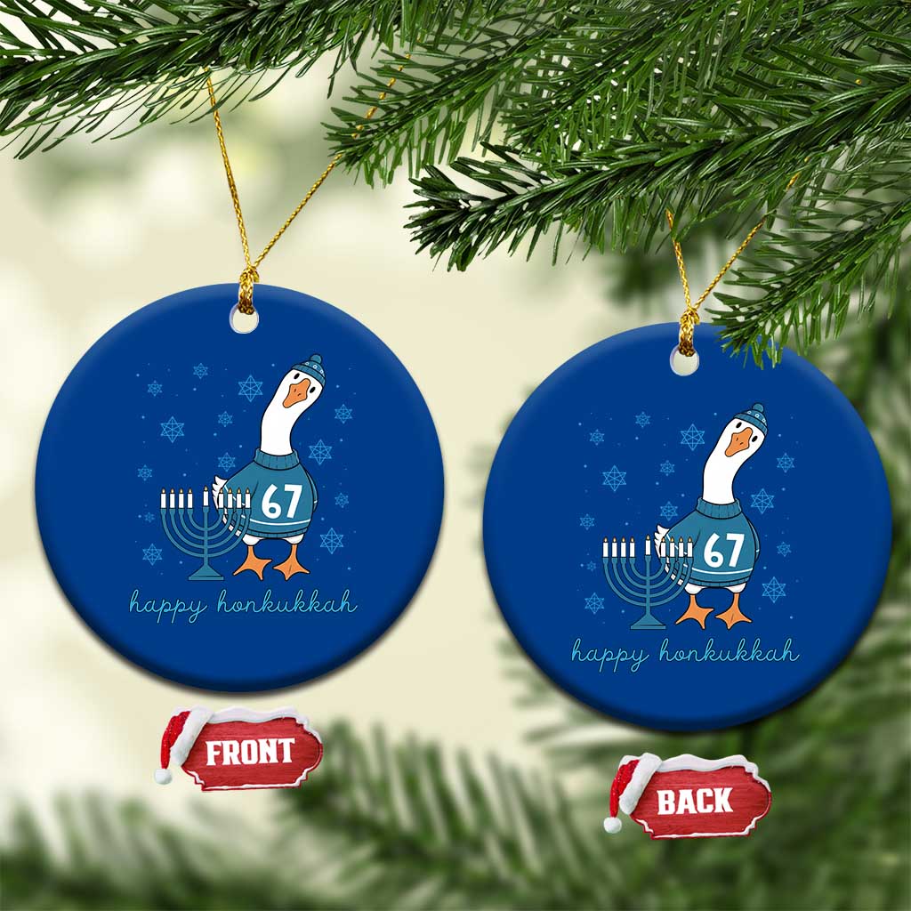 67 Six Seven Silly Goose Hanukkah Meme Ceramic Ornament Happy Honkukkah TS14 1pc Blue Print Your Wear