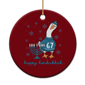 67 Six Seven Silly Goose Hanukkah Meme Ceramic Ornament Happy Honkukkah TS14 1pc Red Print Your Wear