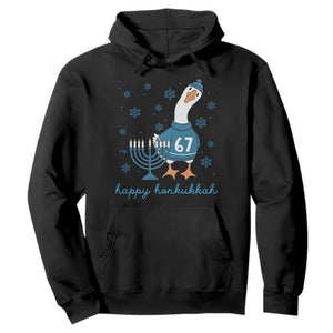 67 Six Seven Silly Goose Hanukkah Meme Hoodie Happy Honkukkah TS14 Black Print Your Wear