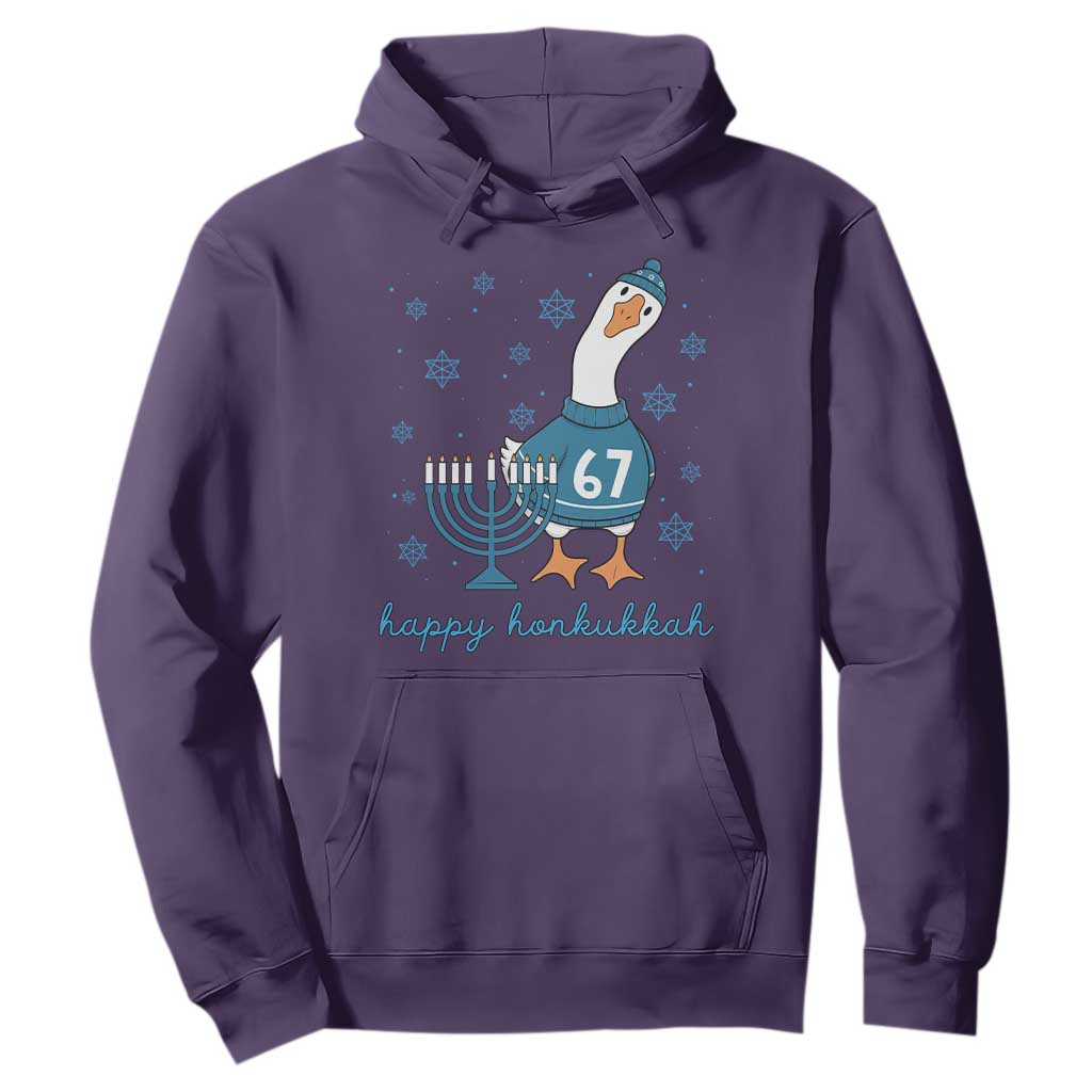 67 Six Seven Silly Goose Hanukkah Meme Hoodie Happy Honkukkah TS14 Purple Print Your Wear