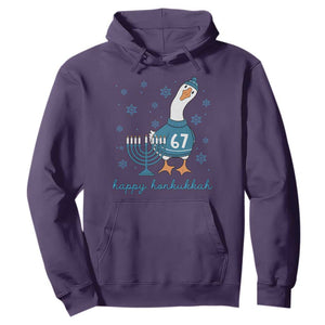 67 Six Seven Silly Goose Hanukkah Meme Hoodie Happy Honkukkah TS14 Purple Print Your Wear