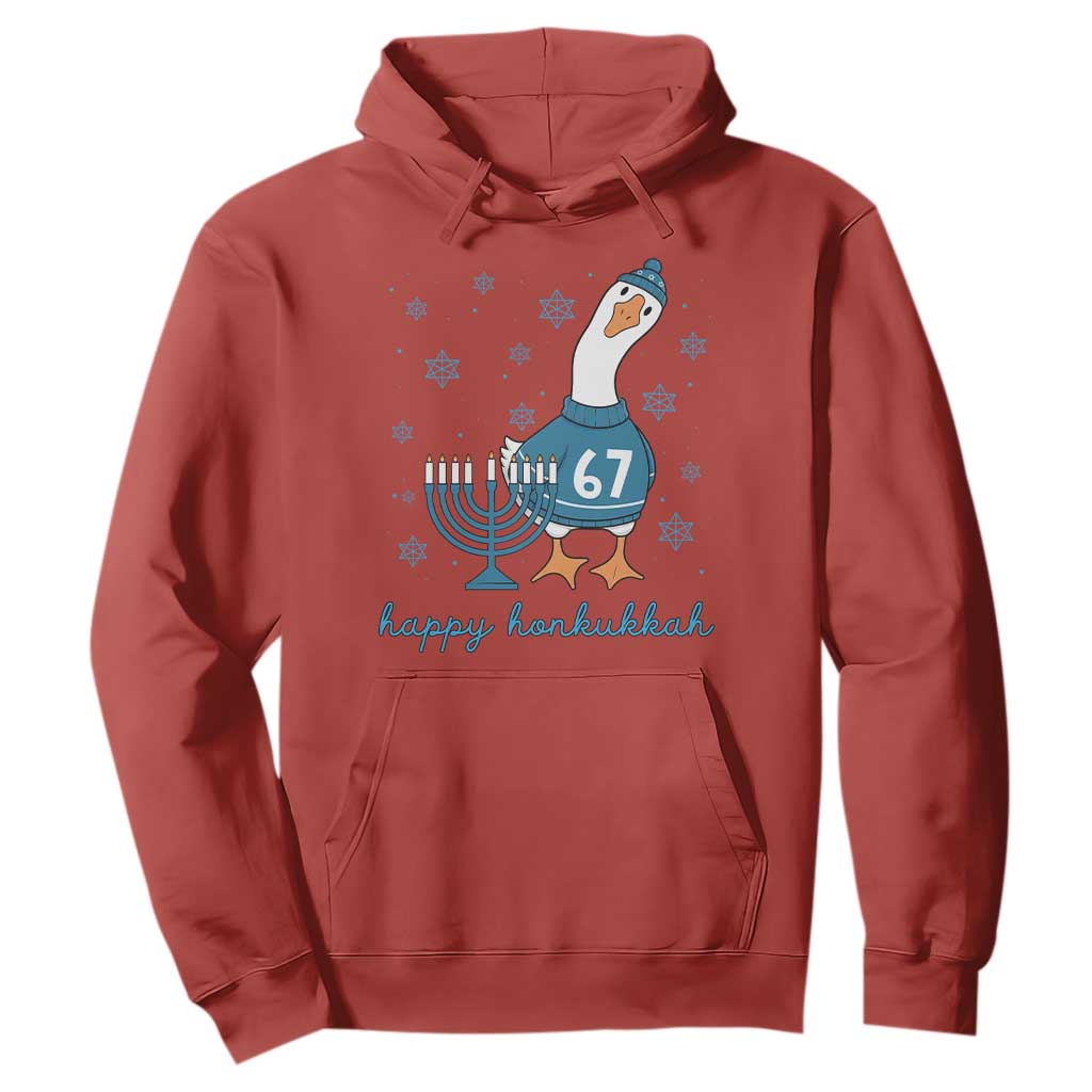 67 Six Seven Silly Goose Hanukkah Meme Hoodie Happy Honkukkah TS14 Red Print Your Wear