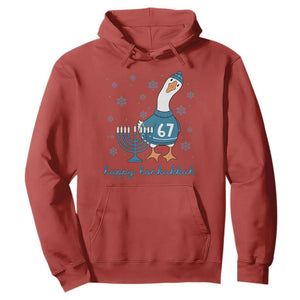 67 Six Seven Silly Goose Hanukkah Meme Hoodie Happy Honkukkah TS14 Red Print Your Wear