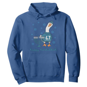 67 Six Seven Silly Goose Hanukkah Meme Hoodie Happy Honkukkah TS14 Royal Blue Print Your Wear