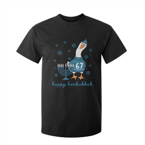 67 Six Seven Silly Goose Hanukkah Meme T Shirt For Kid Happy Honkukkah TS14 Black Print Your Wear