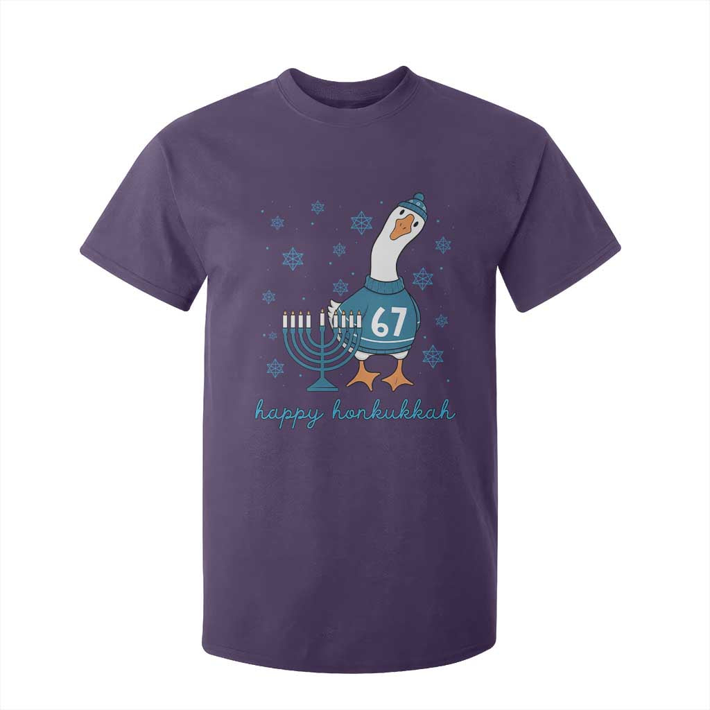 67 Six Seven Silly Goose Hanukkah Meme T Shirt For Kid Happy Honkukkah TS14 Purple Print Your Wear