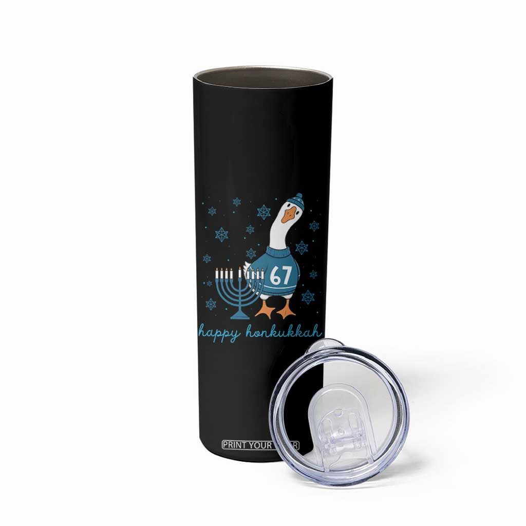 67 Six Seven Silly Goose Hanukkah Meme Skinny Tumbler Happy Honkukkah TS14 Print Your Wear