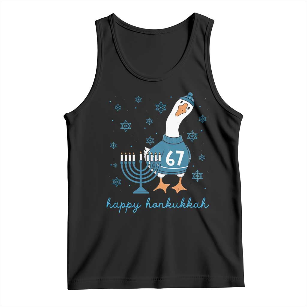 67 Six Seven Silly Goose Hanukkah Meme Tank Top Happy Honkukkah TS14 Black Print Your Wear