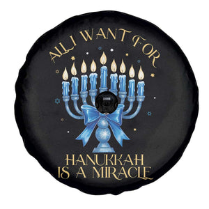 Funny Hanukkah Spare Tire Cover All I Want For Chanukkah Is A Miracle TS14 Print Your Wear
