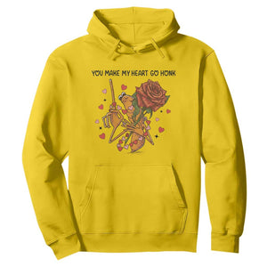 Marcus The Worm Valentine Meme Hoodie You Make My Heart Go Honk TS14 Daisy Print Your Wear
