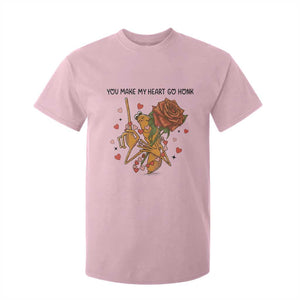 Marcus The Worm Valentine Meme T Shirt For Kid You Make My Heart Go Honk TS14 Light Pink Print Your Wear