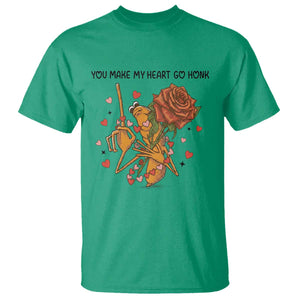 Marcus The Worm Valentine Meme T Shirt You Make My Heart Go Honk TS14 Irish Green Print Your Wear
