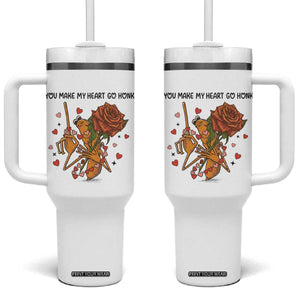 Marcus The Worm Valentine Meme Tumbler With Handle You Make My Heart Go Honk TS14 One Size: 40 oz White Print Your Wear