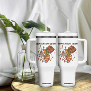Marcus The Worm Valentine Meme Tumbler With Handle You Make My Heart Go Honk TS14 Print Your Wear