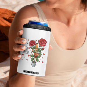 Marcus The Worm Valentine Meme 4 in 1 Can Cooler Tumbler I Am Senstive TS14 Print Your Wear