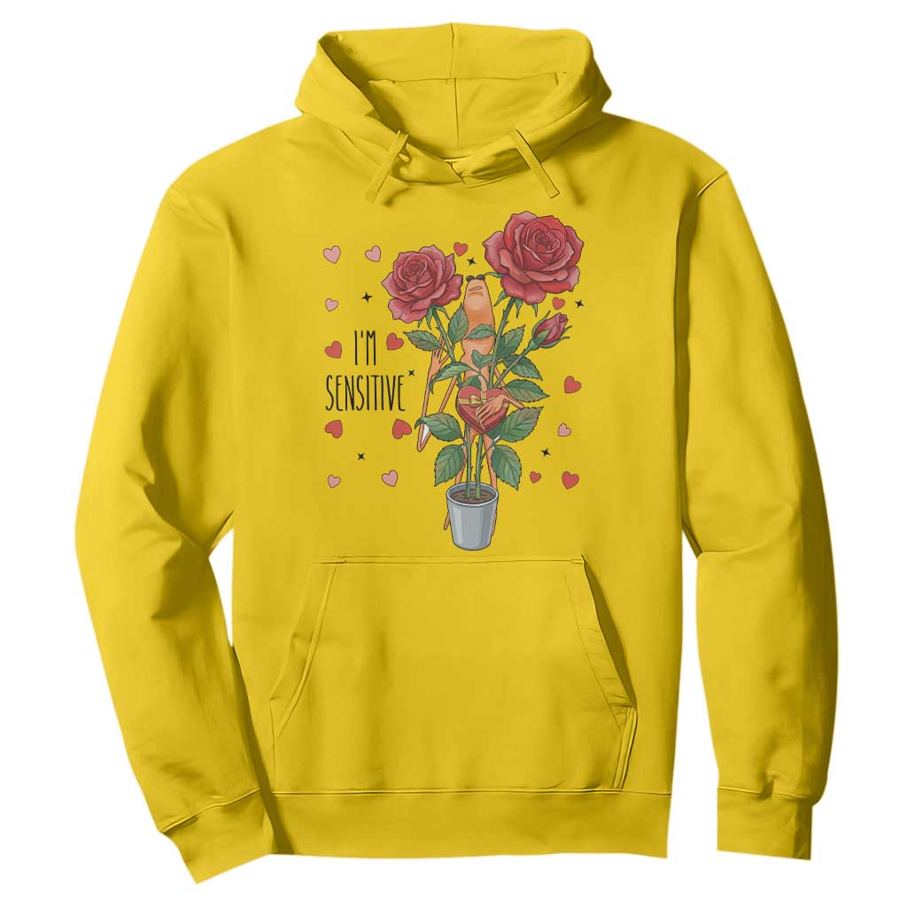 Marcus The Worm Valentine Meme Hoodie I Am Senstive TS14 Daisy Print Your Wear