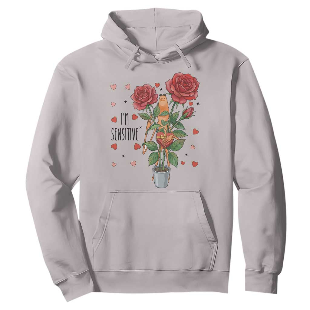 Marcus The Worm Valentine Meme Hoodie I Am Senstive TS14 Ice Gray Print Your Wear
