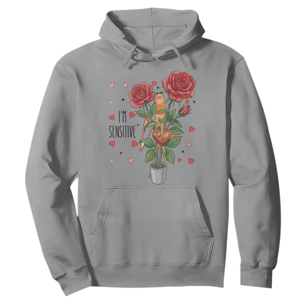 Marcus The Worm Valentine Meme Hoodie I Am Senstive TS14 Sport Gray Print Your Wear