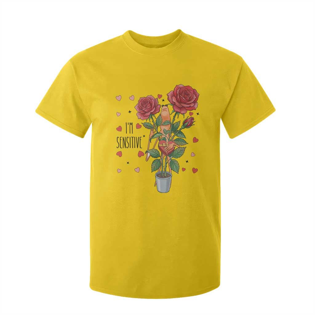 Marcus The Worm Valentine Meme T Shirt For Kid I Am Senstive TS14 Daisy Print Your Wear