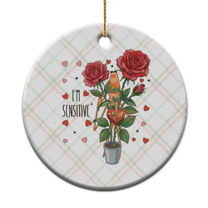 Marcus The Worm Valentine Meme Ceramic Ornament I Am Senstive TS14 1pc Christmas Plaid Print Your Wear