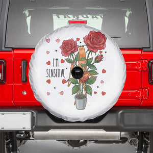 Marcus The Worm Valentine Meme Spare Tire Cover I Am Senstive TS14 White Print Your Wear
