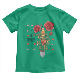 Marcus The Worm Valentine Meme Toddler T Shirt I Am Senstive TS14 Irish Green Print Your Wear