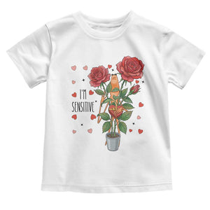Marcus The Worm Valentine Meme Toddler T Shirt I Am Senstive TS14 White Print Your Wear