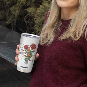 Marcus The Worm Valentine Meme Tumbler Cup I Am Senstive TS14 Print Your Wear