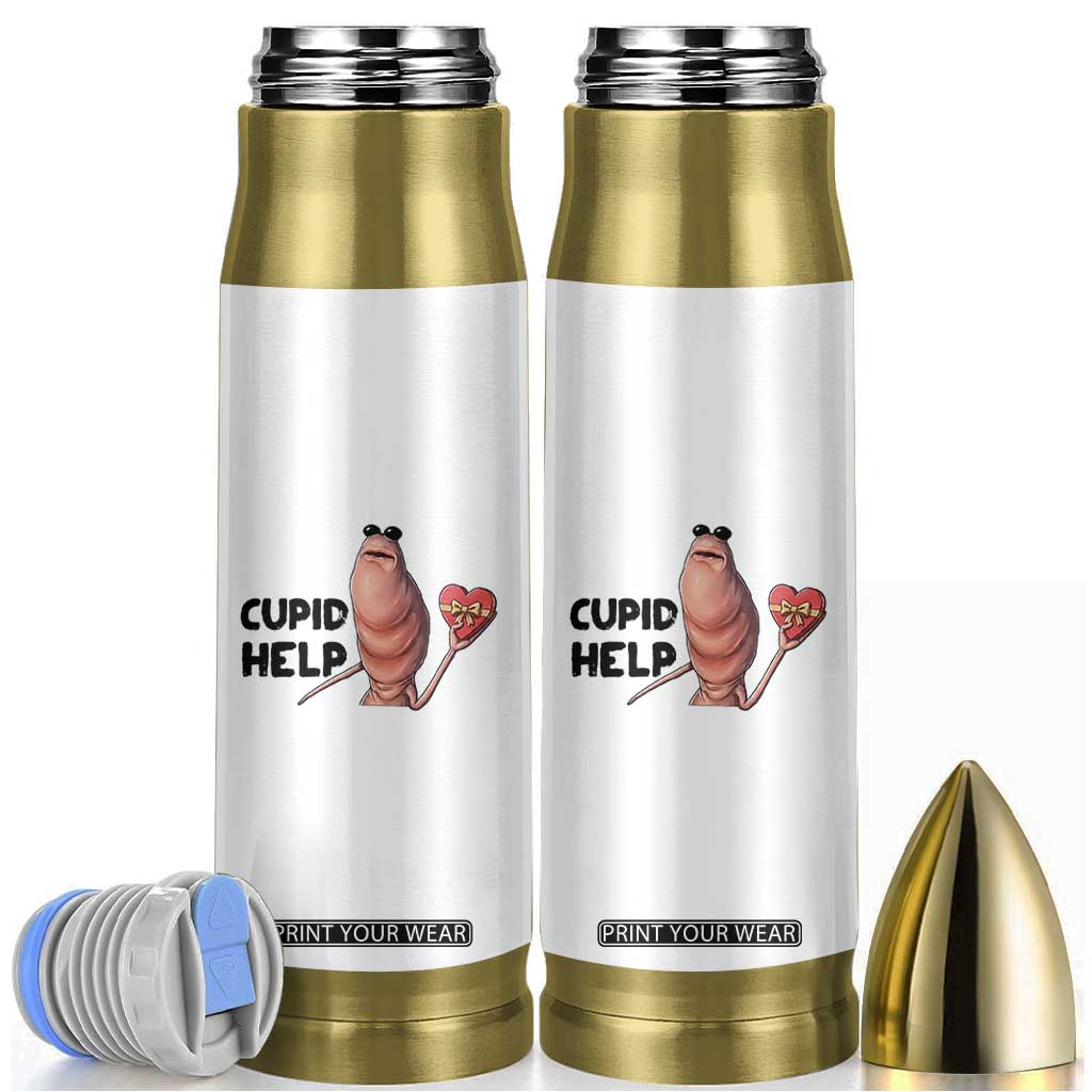 Marcus The Worm Valentine Meme Bullet Tumbler Cupid Help TS14 White Print Your Wear