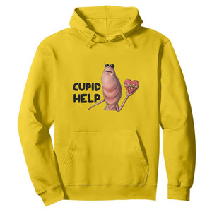 Marcus The Worm Valentine Meme Hoodie Cupid Help TS14 Daisy Print Your Wear
