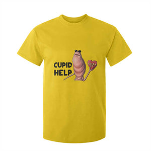 Marcus The Worm Valentine Meme T Shirt For Kid Cupid Help TS14 Daisy Print Your Wear
