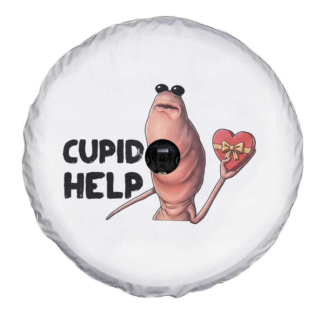 Marcus The Worm Valentine Meme Spare Tire Cover Cupid Help TS14 Print Your Wear