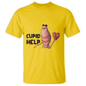 Marcus The Worm Valentine Meme T Shirt Cupid Help TS14 Daisy Print Your Wear