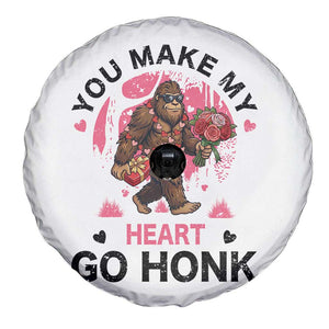 You Make My Heart Go Honk Spare Tire Cover Funny Bigfoot Valentine Meme TS14 Print Your Wear