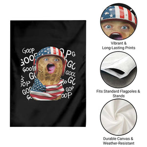 Burnt Peanut Goop Garden Flag Patriotic American Flag TS14 Print Your Wear