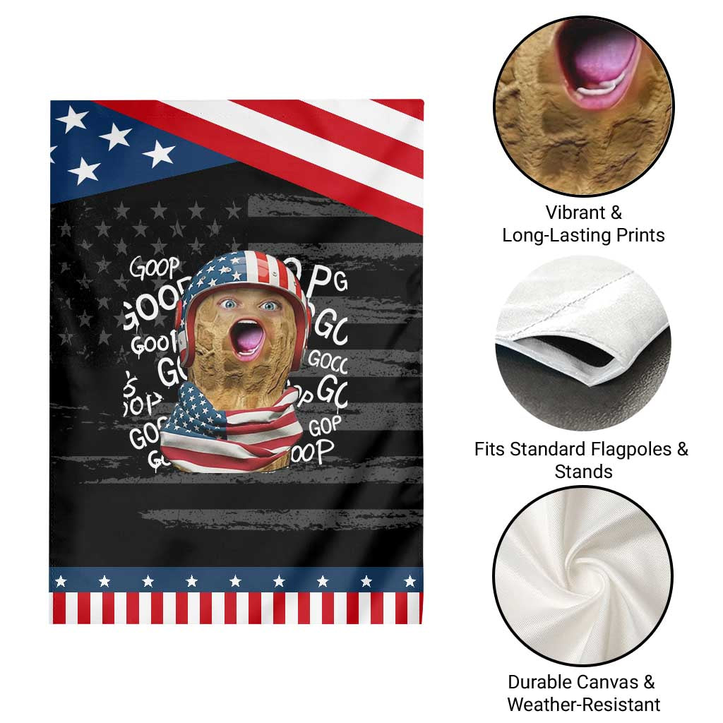 Burnt Peanut Goop 4th of July American Flag Patriotic Garden Flag TS14 Print Your Wear