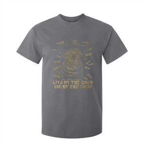 Funny Burnt Peanut T Shirt For Kid Live by The Goop Die by The Goop TS14 Charcoal Print Your Wear