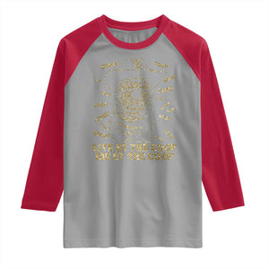 Funny Burnt Peanut Raglan Shirt Live by The Goop Die by The Goop TS14 Sport Gray Red Print Your Wear