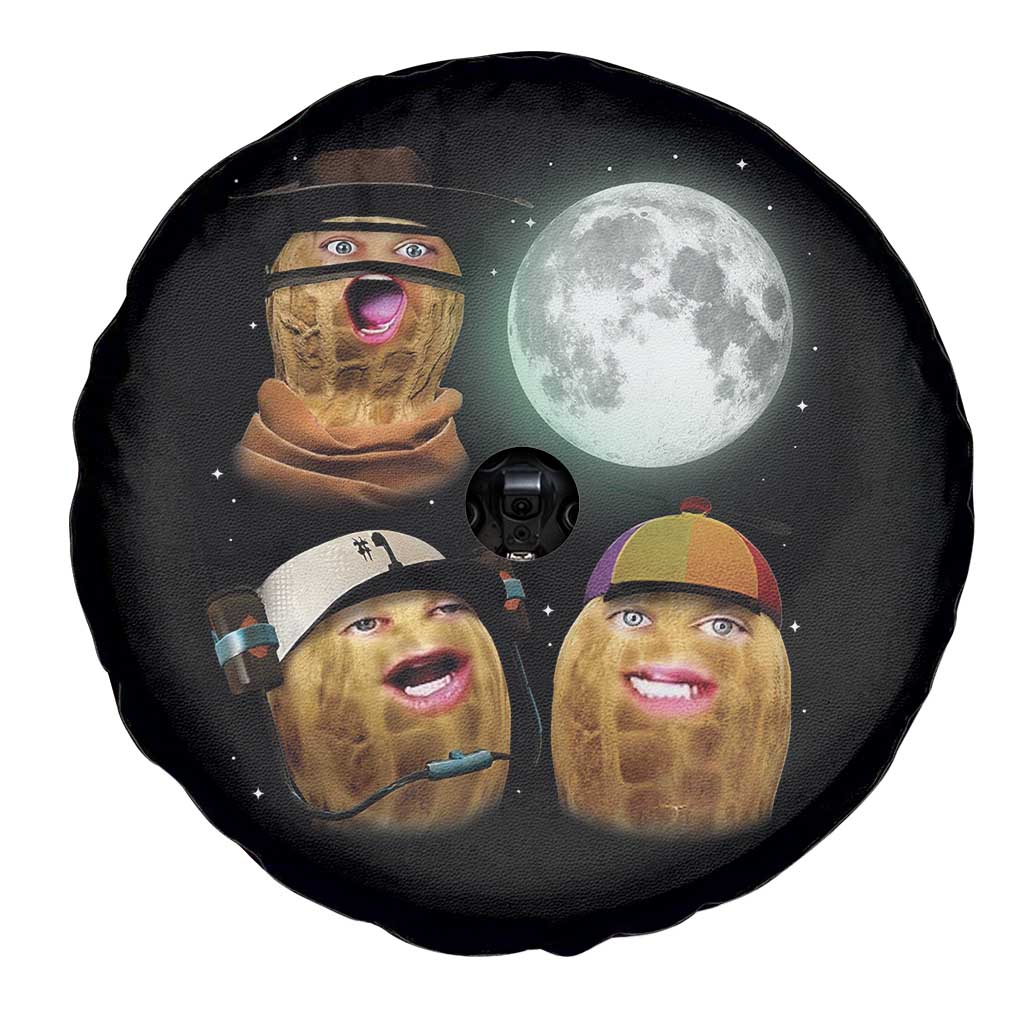 Funny Burnt Peanut Howling at the Moon Spare Tire Cover TS14 Print Your Wear