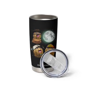 Funny Burnt Peanut Howling at the Moon Tumbler Cup TS14 Print Your Wear