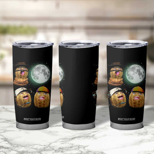 Funny Burnt Peanut Howling at the Moon Tumbler Cup TS14 Print Your Wear